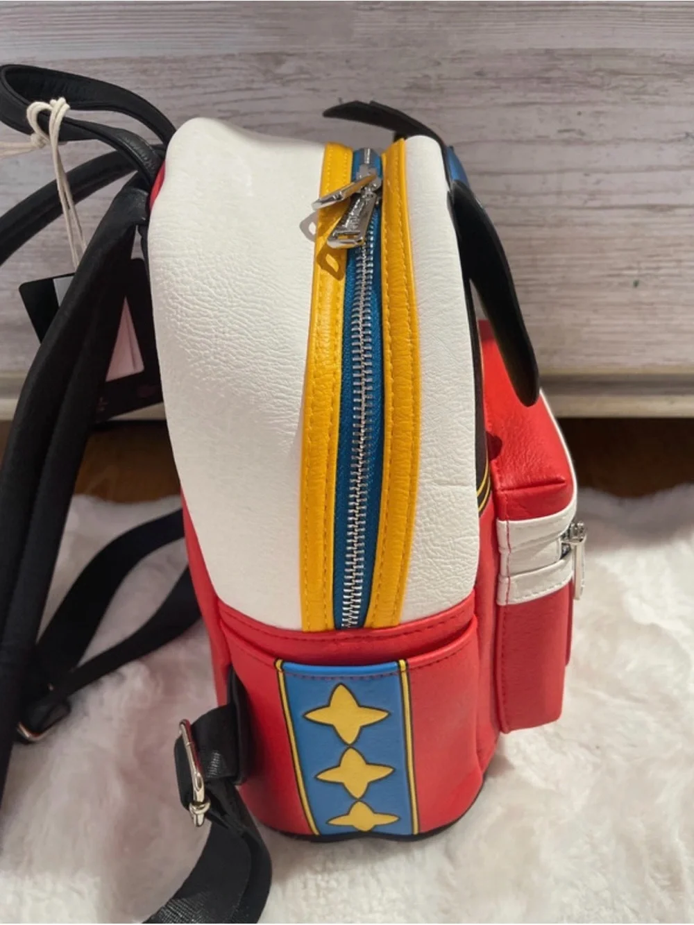 Loungefly Snow White Kids Mini Backpack - Red/Blue/Yellow